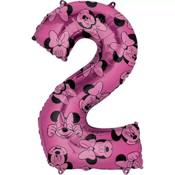 2. szám, fólia lufi, Minnie  Mosue Forever, 66 cm