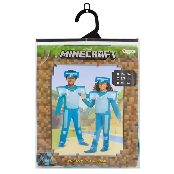 Armor Fancy szerepjáték-jelmez, Minecraft, S méret, 4-6 éveseknek