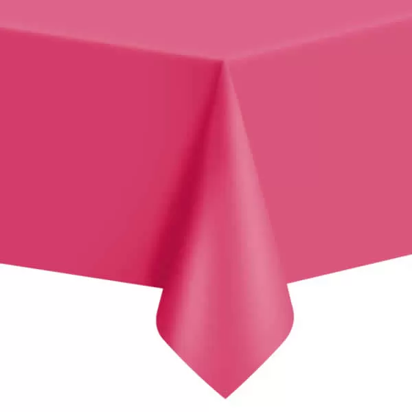 Asztalterítő,sötét pink, 137x 274 cm
