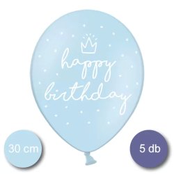 Bébi kék Lufi, HB, 5 db/cs