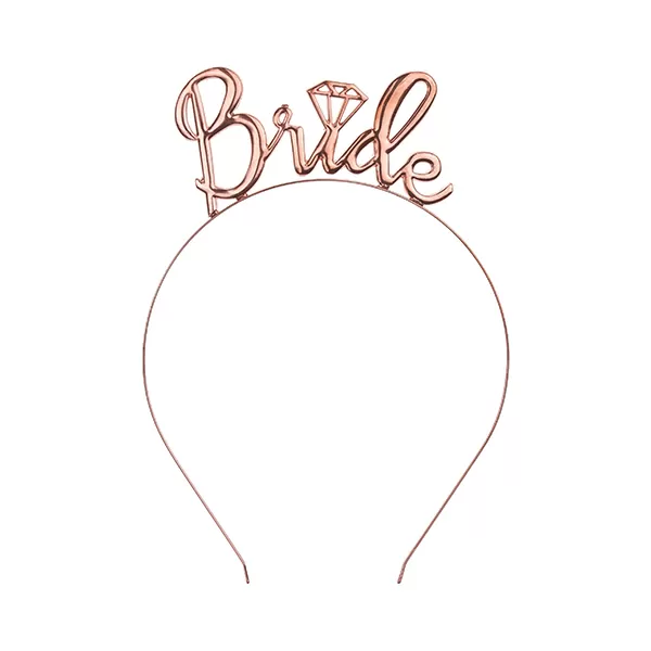 Bride fejdísz, rose gold