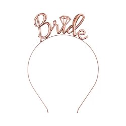 Bride fejdísz, rose gold
