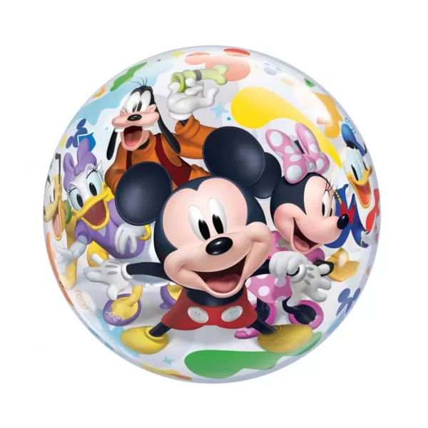 Bubbles/ Buborék lufi, Mickey Fun, 60 cm