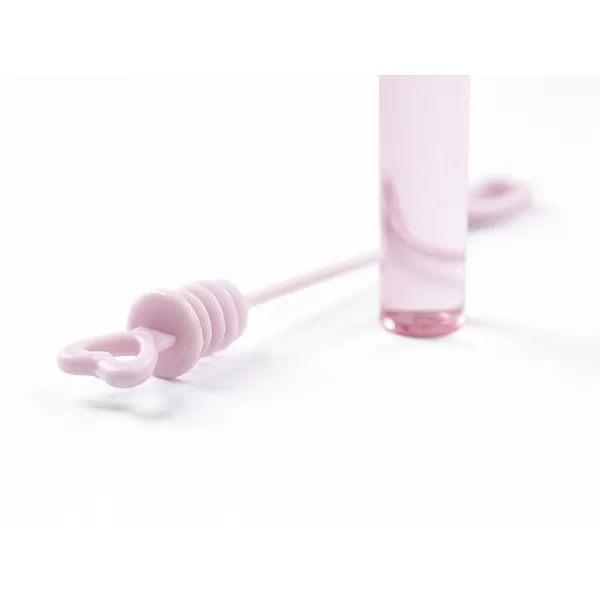 Buborékfújó - szíves, pink színű