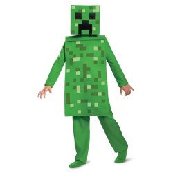 Creeper Classic szerepjáték-jelmez, Minecraft, S méret, 4-6 éveseknek