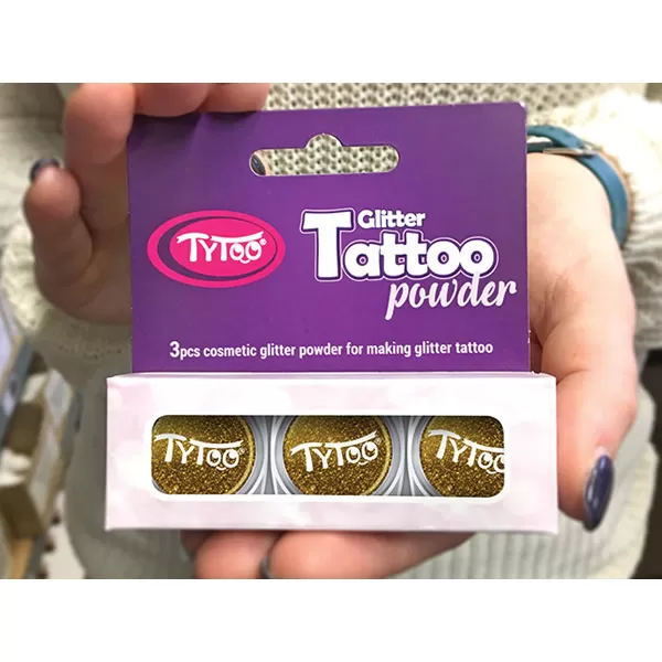 Csillámpor szett 3 x 2,5 ml Arany
