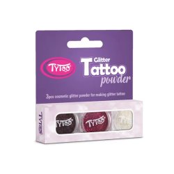 Csillámpor szett 3 x 2,5 ml Barna, Bíbor, Gyémánt