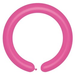 Cső (modellező) lufi, dark pink, D4, 100 db/cs