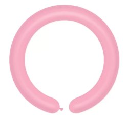 Cső (modellező) lufi, pink, D4, 100 db/cs
