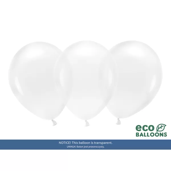 ECO Lufi, átlátszó, 30cm, 100 db/cs