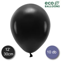 ECO lufi, latex, 30cm 10 db, metál fekete