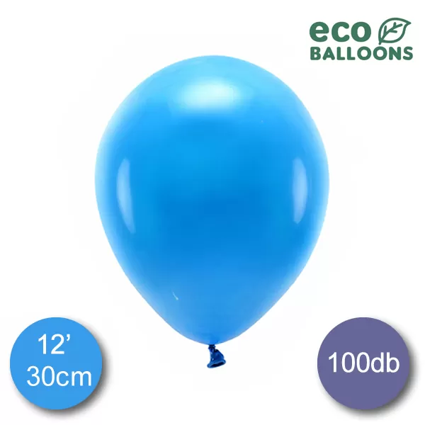 ECO lufi, latex, 30cm 100 db, pasztel kék