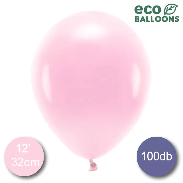 ECO lufi, latex, light pink, 100 db, 30 cm