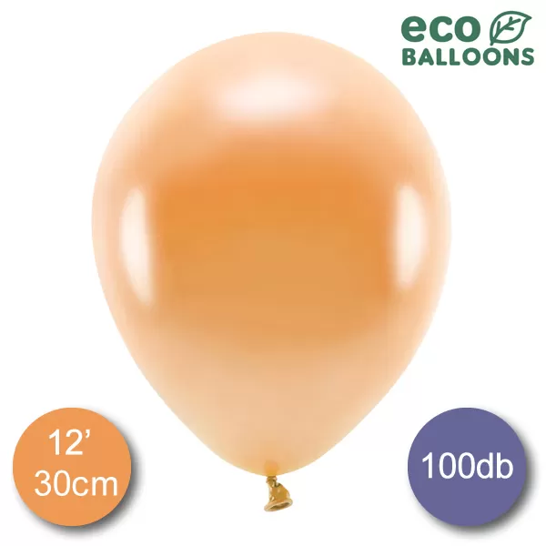 Eco lufi, latex, metál kék, d30, 100 db