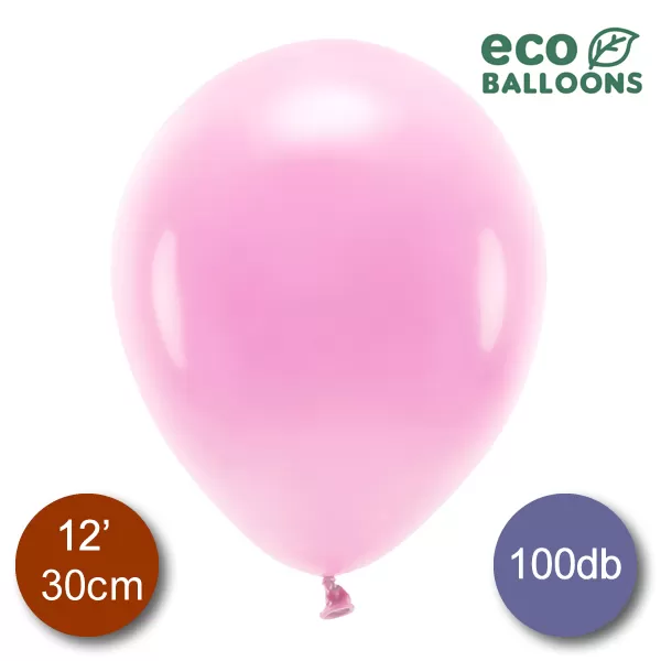 ECO lufi, latex, pink, 100 db, 30 cm