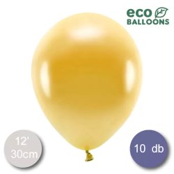 ECO Lufi, metál arany, 30cm, 10 db/cs