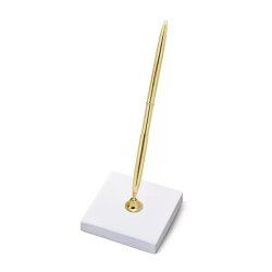 Elegáns toll, tartóval,  arany, 16.5cm