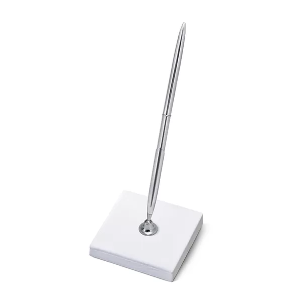 Elegáns toll, tartóval,  ezüst, 16.5cm