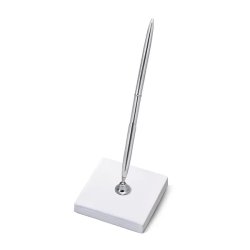 Elegáns toll, tartóval,  ezüst, 16.5cm