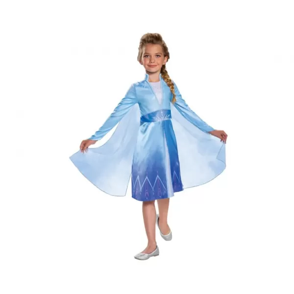 Elsa  jelmez Classic - Frozen 2 (licenszel), M-es méret (7-8 év)