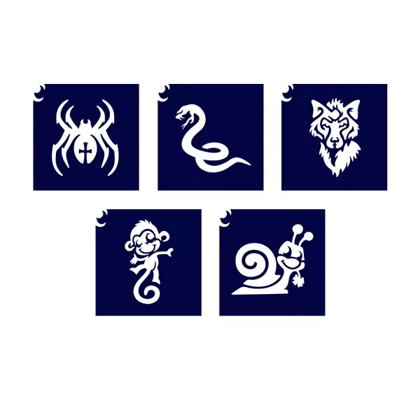 Fiús sablon szett 5 db-os