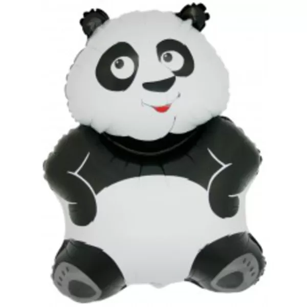 Fólia lufi,  mini forma, panda, 33 cm
