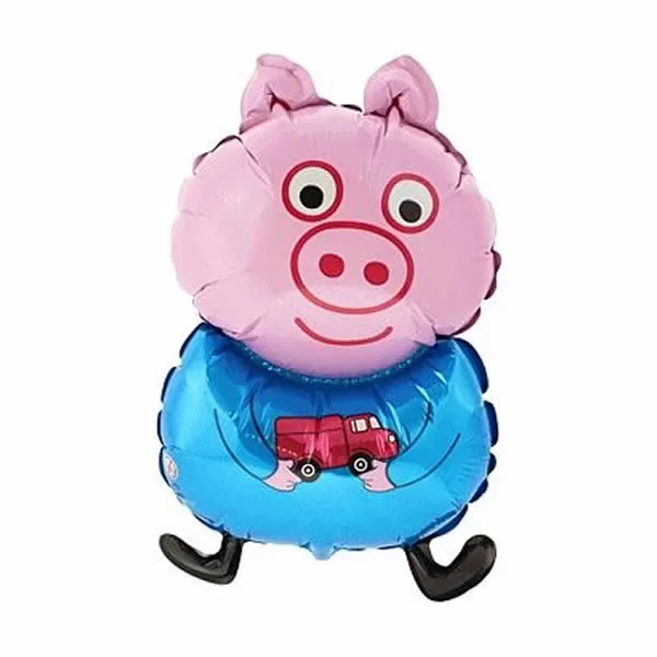 Fólia lufi,  Piggy kék mellényes, 24