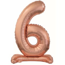 Fólia lufi, 6, talpas, rosegold, 76 cm