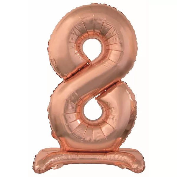 Fólia lufi, 8, talpas, rosegold, 76 cm