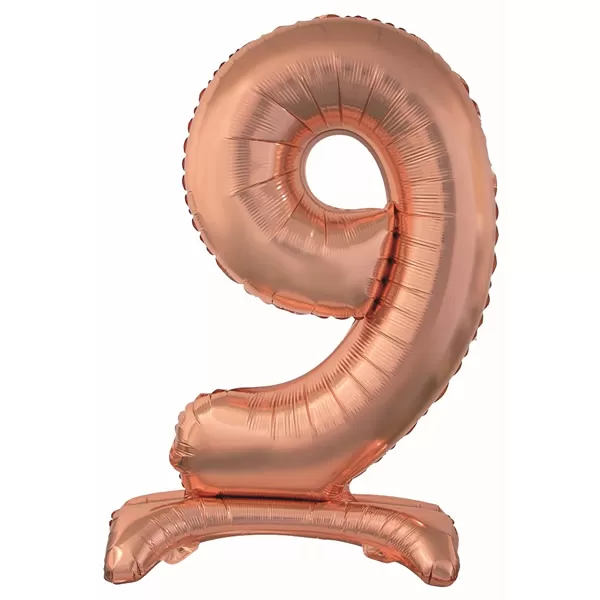 Fólia lufi, 9, talpas, rosegold, 76 cm
