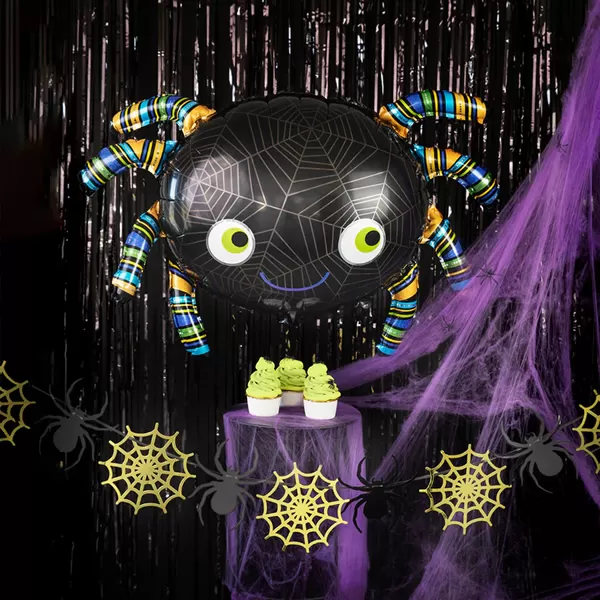 Fólia lufi, halloween pók, 61 X 89 cm