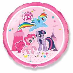 Fólia lufi, kerek, My Little Pony, 45cm