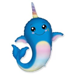 Fólia lufi, mini forma, egyszarvú halacska