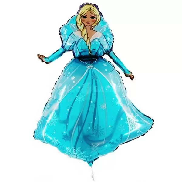 Fólia lufi, mini forma, Elza, jéghercegnő,  38 cm