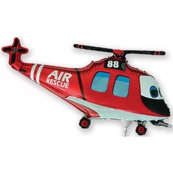 Fólia lufi, mini forma, helikopter, légimentő