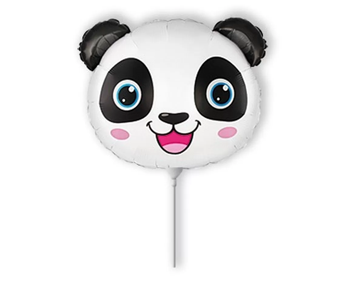 Fólia lufi, mini forma, panda fej
