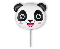 Fólia lufi, mini forma, panda fej