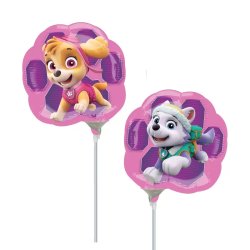 Fólia lufi, mini forma, Sky & Everest, Paw Patrol