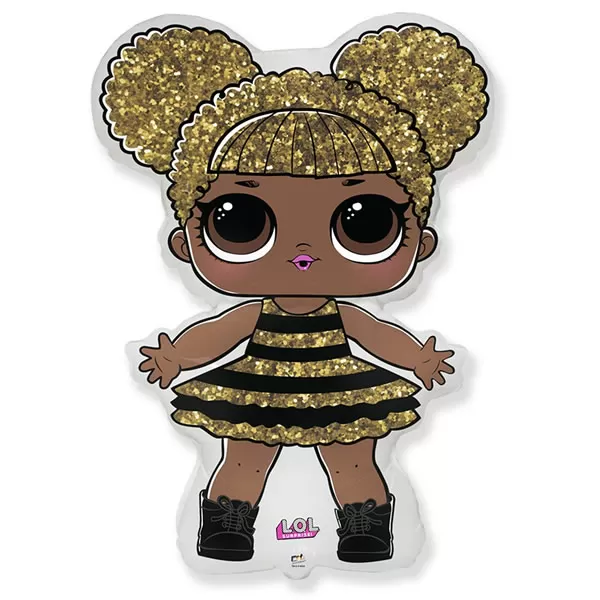 Fólia lufi, nagyforma, LOL Queen Bee