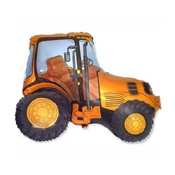 Fólia lufi, nagyforma, narancs traktor, 24