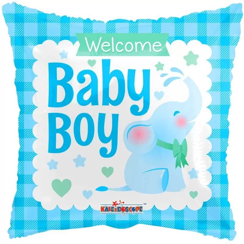 Fólia lufi, welcome baby boy, 18