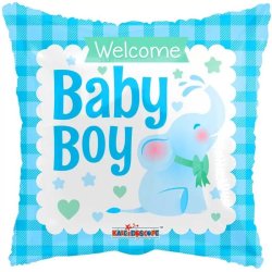 Fólia lufi, welcome baby boy, 18