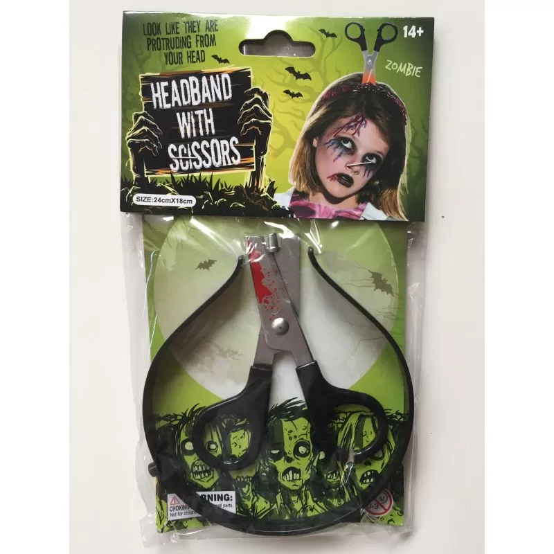Gumi olló a fejbe, fejdísz