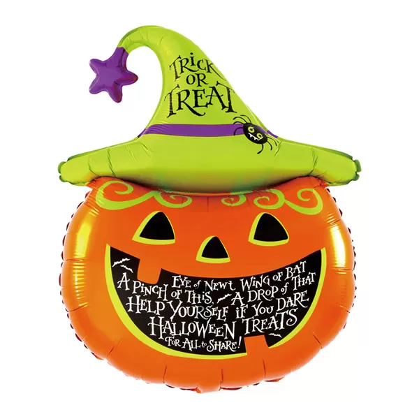 Halloween fólia léggömb szett (tök)