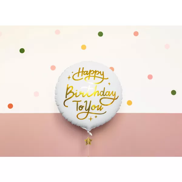 Happy Birthday To You,  fólia lufi,  35 cm (14 col)
