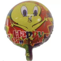 Happy Birthday, kismadaras, fólia lufi, 18