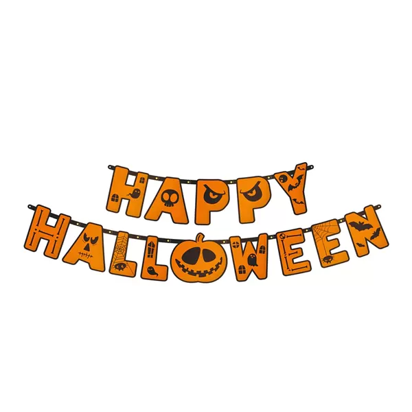 Happy Halloween fűzér, 185 cm