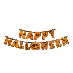 Happy Halloween fűzér, 185 cm