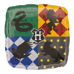 Harry Potter, házak, párna fólia lufi, 45 cm