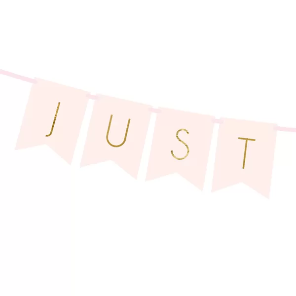 Just Married, light pink, 15x155 cm